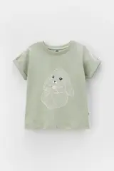 фуфайка  для девочки  КР 302268/шалфей к439