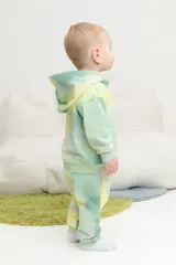 брюки  для мальчика  КР 400670/голубая дымка,спрей к464