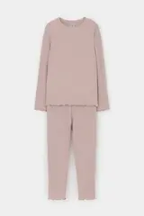 пижама  для девочки  К 1588/кофейный