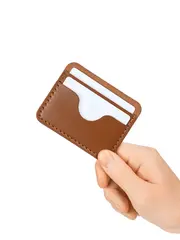 Картхолдер "2 кармана" Коньячный