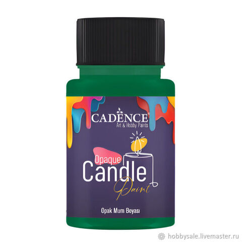 краска для свечей Candle Paint 30  изумруд 50мл