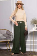 Брюки палаццо Настроение города (хаки) Б14509-8М LT Collection