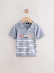 Поло для мальчика Next AL5-127, Серый