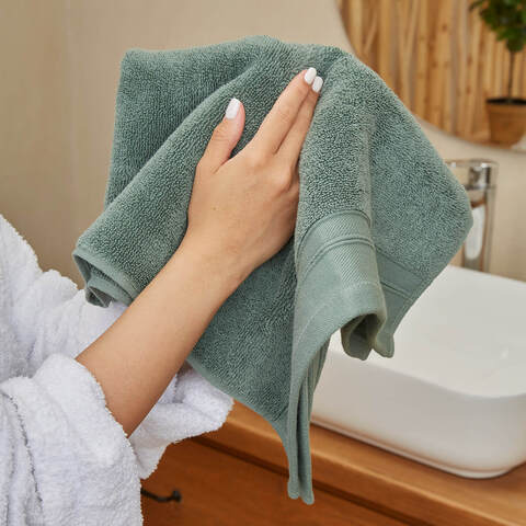 Полотенце 41х76 Onsilk Шанти оливковое