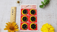 Кнопка пришивная d 2,5 см, чёрный