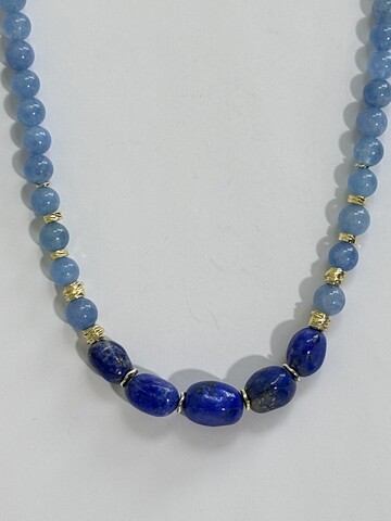 Аквамарины (бусы из натуральных камней)