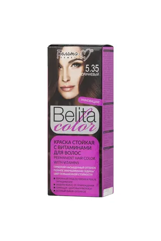 Белита-М COLOR NEW Краска для волос тон №05.35 Коричневый (с витаминами)