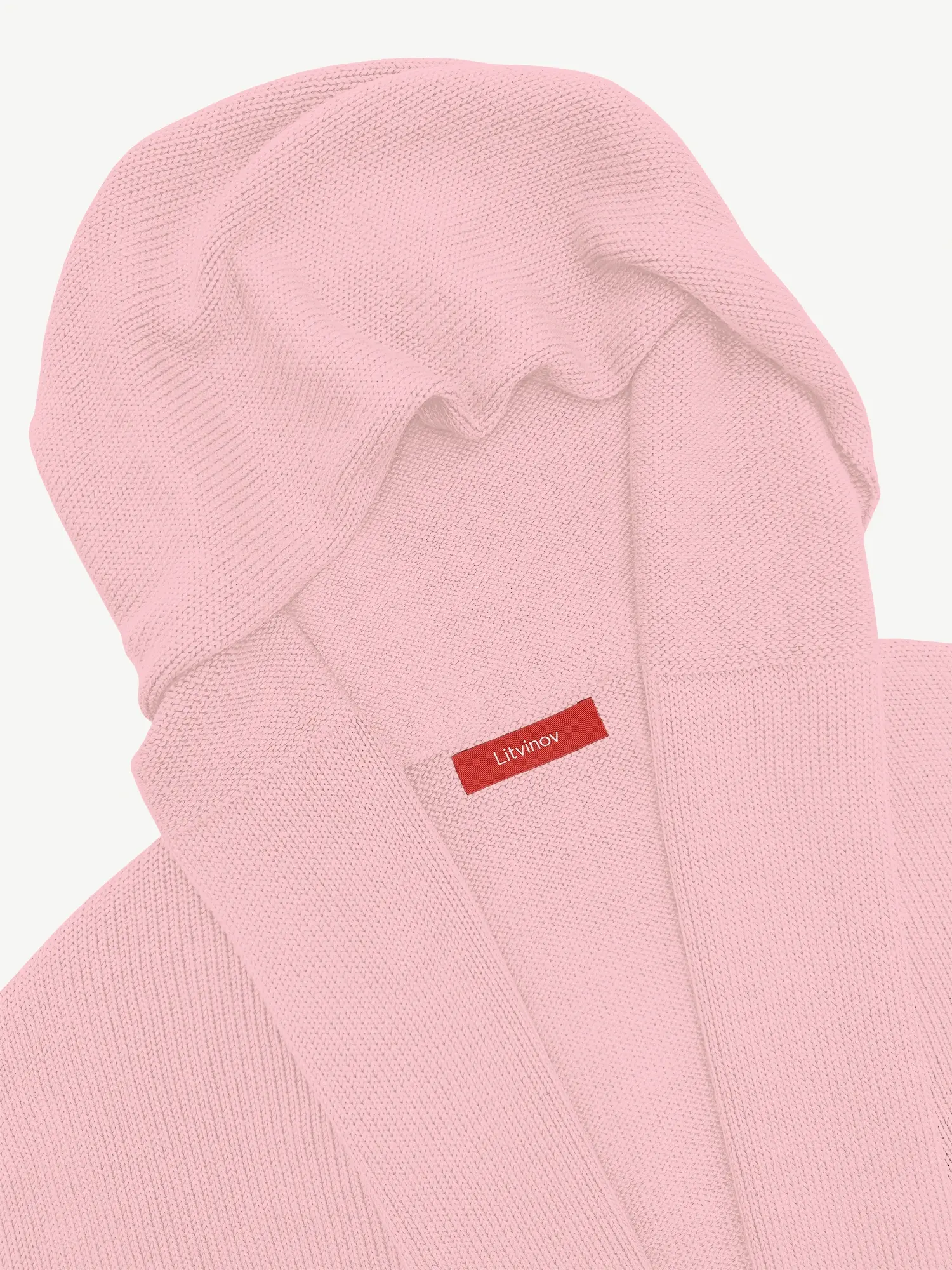 Кардиган с капюшоном из экохлопка