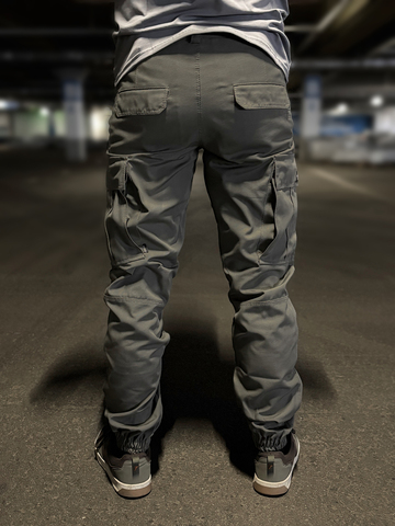 Хлопковые штаны с карманом под нож 