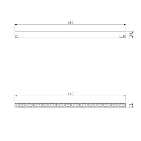 Магнитный трековый светильник Elektrostandard Line Magnetic 85529/01 20W 4000K латунь