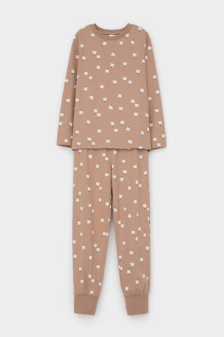 пижама  для девочки  К 1561/беж,колокольчики