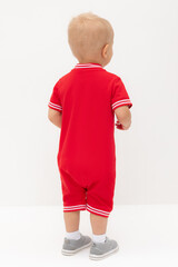 полукомбинезон для новорожденных  КР 6547/красный к548