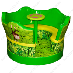 Электрическая карусель детская 4KIDS "Джунгли"