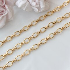 Цепочка 9*6 мм, позолота, 50 см, А216