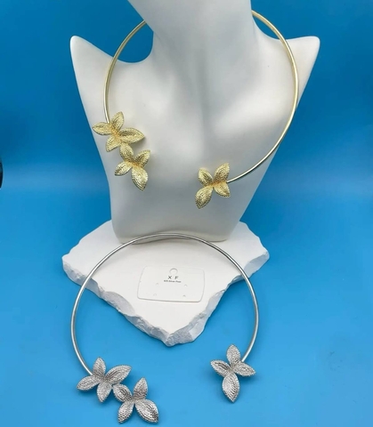 Колье-чокер жесткое ЛЕПЕСТКИ коллекция GIARDINI