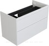 Aquanet 365907 Тумба с раковиной Nova Lite 2.0 100 L 2 ящ. цв. белый глянец (365907)