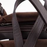 Сумка Саломея 607 эко-замша шоколад