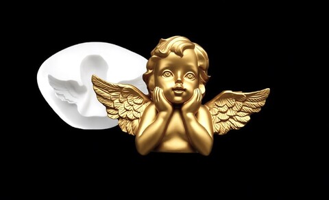 Силиконовый молд ангел № 13