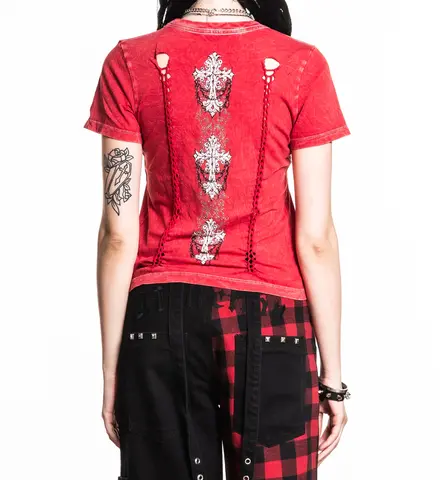 Affliction | Футболка женская Empower Tee AW31184 сзади