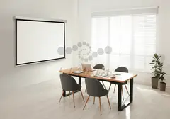 Экран Cactus 150x150см Wallscreen CS-PSW-150x150 1:1 настенно-потолочный рулонный белый — фото 5