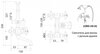 Cezares LORD-VD-01-M LORD-VD-01-M Смеситель для ванны с ручным душем, Хром, ручка ручного душа Хром