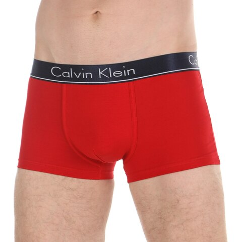 Мужские трусы боксеры красные Calvin Klein