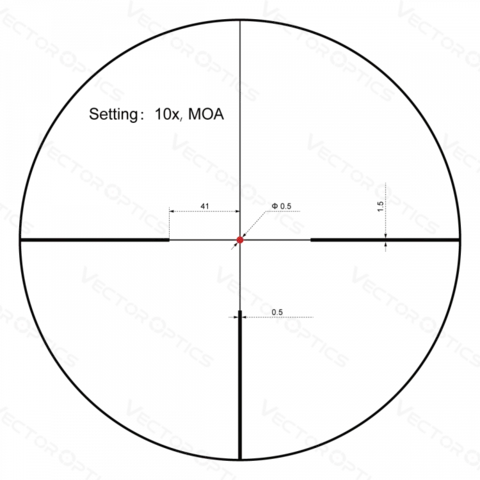 Vector Optics Constantine 1-10x24 SFP FIBER