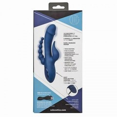 Вибратор тройного действия CalExotics III Triple Orgasm, 11.5 см x 3.25 см