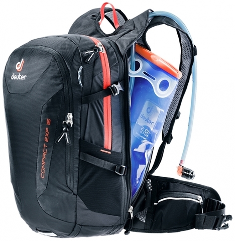 Картинка рюкзак велосипедный Deuter Compact Exp 10 Sl Cardinal-Maron - 3