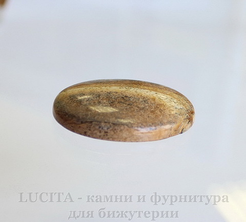 Кабошон овальный Яшма Пейзажная 40х30х8 мм №10 ()