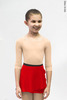 Детский комплект: купальник 2 Рукава бежевый + юбка