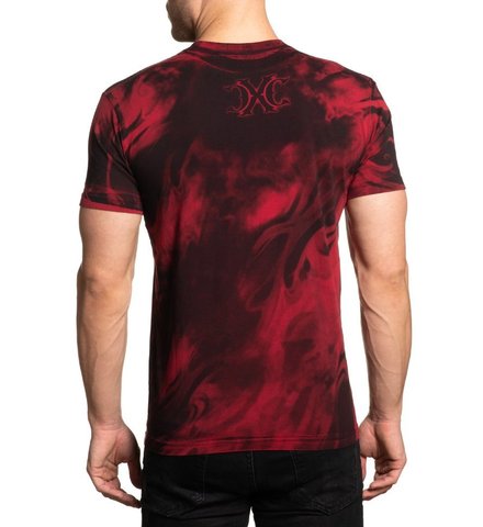 Xtreme Couture | Футболка мужская PALE HORSE X1935 от Affliction спина на модели