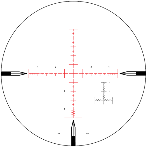 Оптический прицел NIGHTFORCE NXS™ 5.5-22×50 MIL-R™ (C529)