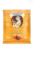 Растворимый кофе 3 в 1 Петровская слобода Карамель , в пакетиках , 25 уп., 500 г.