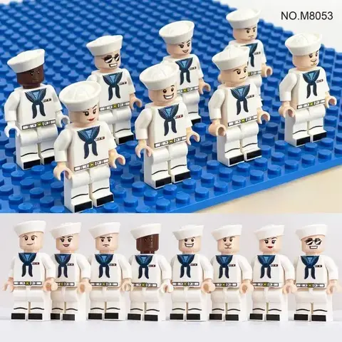 Минифигурки Военно Морской Флот США набор 8 шт серия 472