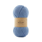 Пряжа Alize Wooltime 432 голубой