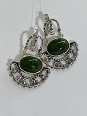 Симара (серьги  из серебра)