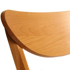 Стул мягкое сиденье/ цвет сиденья - Бежевый MAXI (Макси) каркас бук, сиденье ткань, натуральный ( бук )