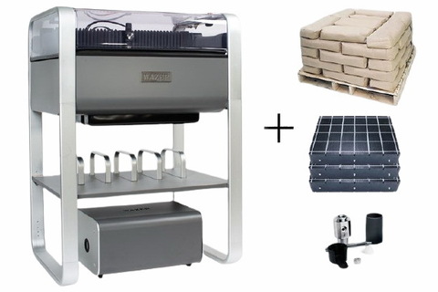 Гидроабразивный станок Wazer + подставка + 1000 кг абразива