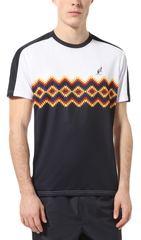 Теннисная футболка Australian T-Shirt Ethnic Ace - blue navy