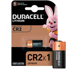 Батарейки DURACELL CR2-1BL  литий бл/1шт