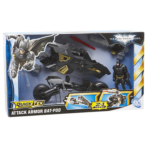 Dark Knight Rises Attack Armor Bat-Pod with Figure