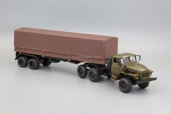Ural-44202 semitrailer with tarpaulin Elecon 1:43