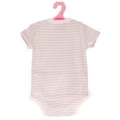 Munecas Antonio Juan Одежда для кукол и пупсов 40 - 45 см, боди на кнопках в полоску, подгузник / памперс (91046-15)