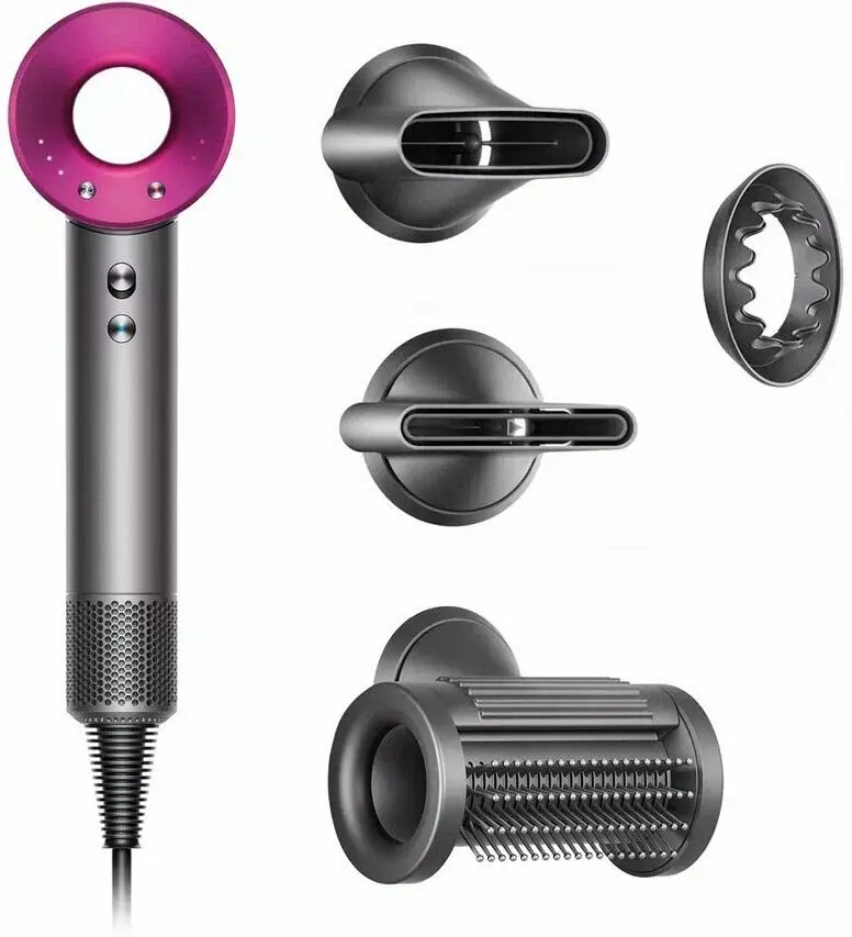 Как работает фен дайсон. Фен Dyson Supersonic hd15. Фен Дайсон 15. Dyson Supersonic Fuchsia (hd15). Фен Дайсон hd15 комплектация.