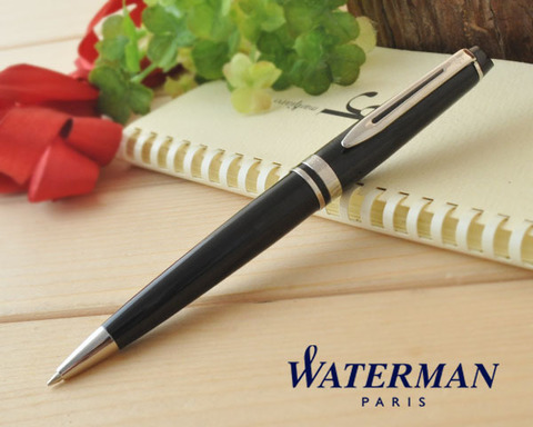 Шариковая ручка Waterman Expert 3, цвет: Black CT, стержень: Mblu123