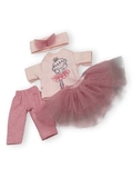 Костюм с юбкой - Розовый. Одежда для кукол, пупсов и мягких игрушек.