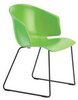 Кресло пластиковое, Pedrali Grace, зеленый
