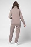 Утепленный спортивный костюм для беременных и кормящих 15420 какао