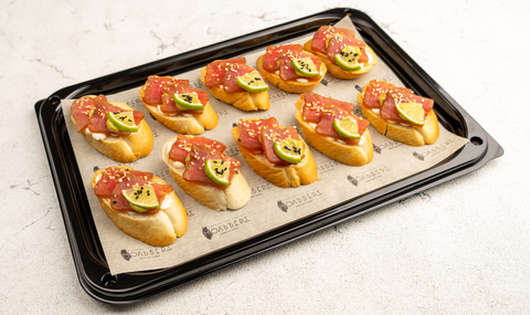 Брускетта с тунцом и гуакамоле, 10 шт.